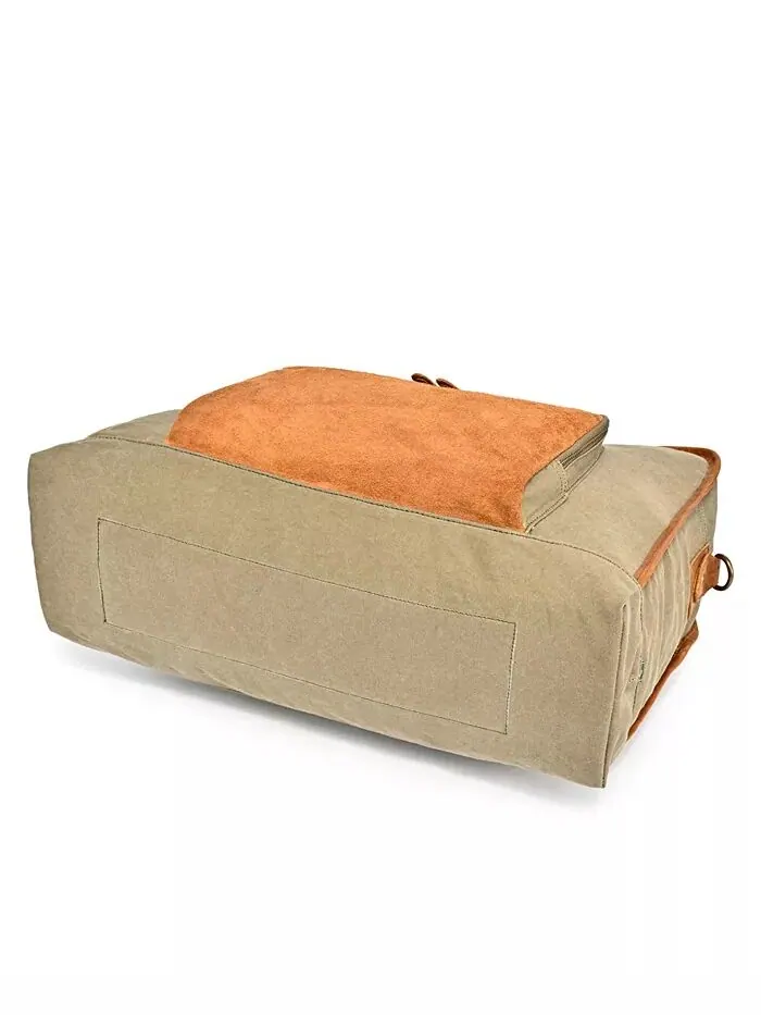 Сумка для выходного дня Valley Oak Canvas TSD BRAND — изображение 12 из 13, оливковый