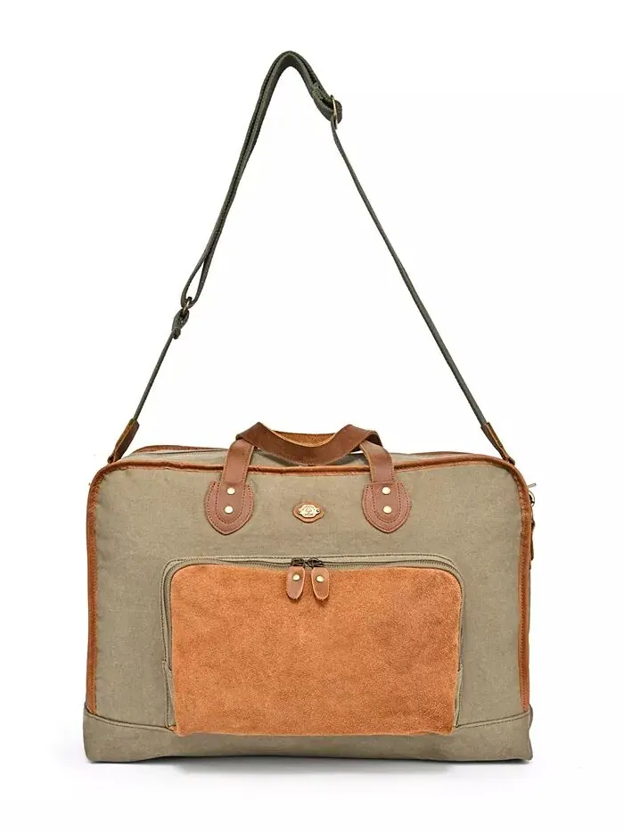 Сумка для выходного дня Valley Oak Canvas TSD BRAND — изображение 9 из 13, оливковый
