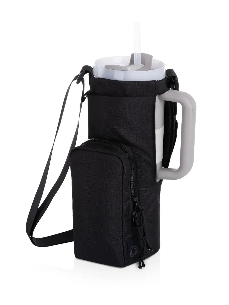 Сумка-шопер для термокружки Eclipse 40 oz Tumbler Carrier Tote Oniva — изображение 6 из 9, серый