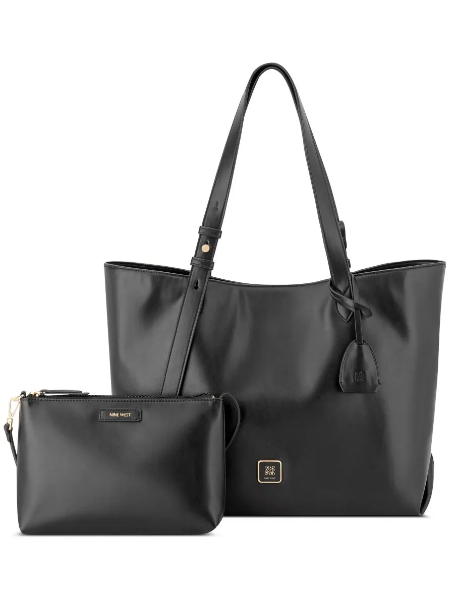 Сумка-тоут Laramie 2 в 1 X-Large Nine West — изображение 7 из 7, черный