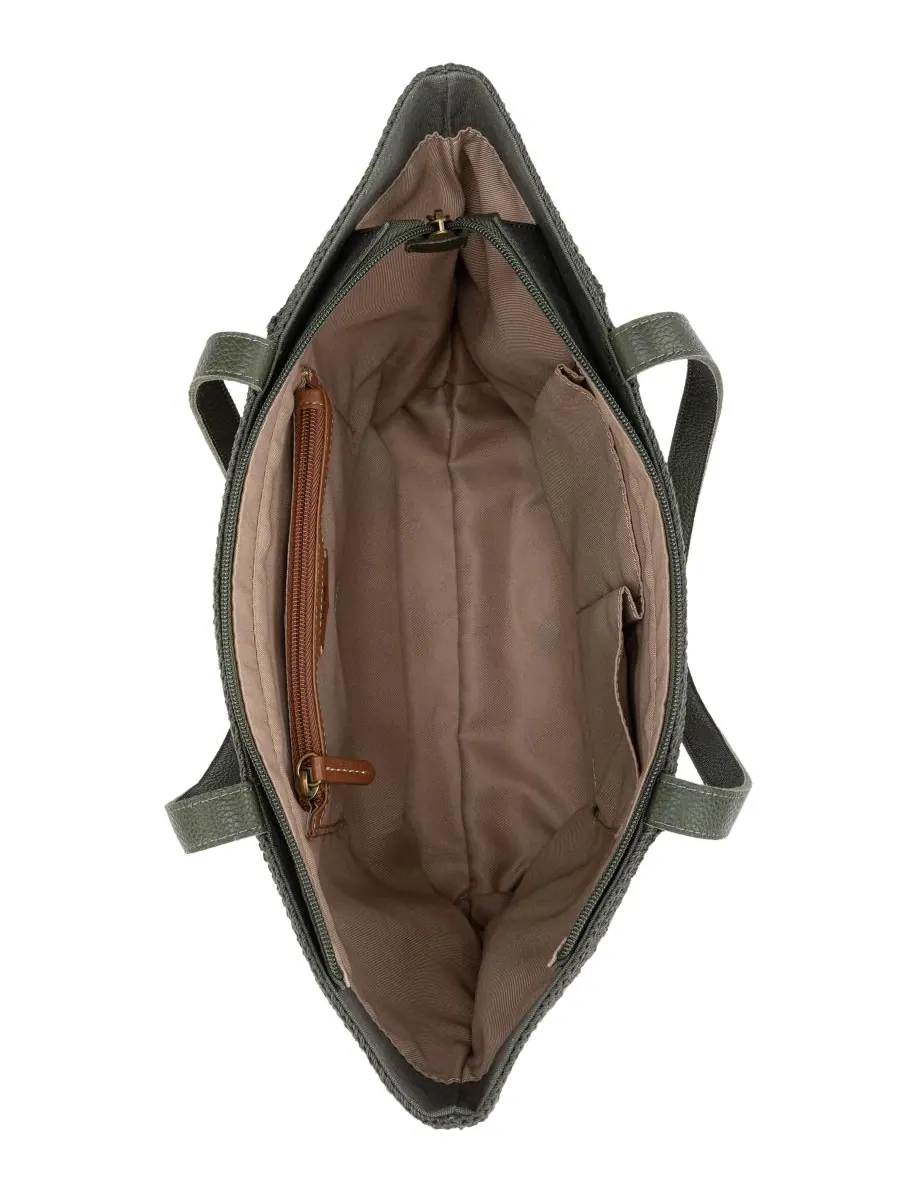 Сумка-шоппер Melrose на молнии The Sak, Moss Suede — изображение 4 из 4