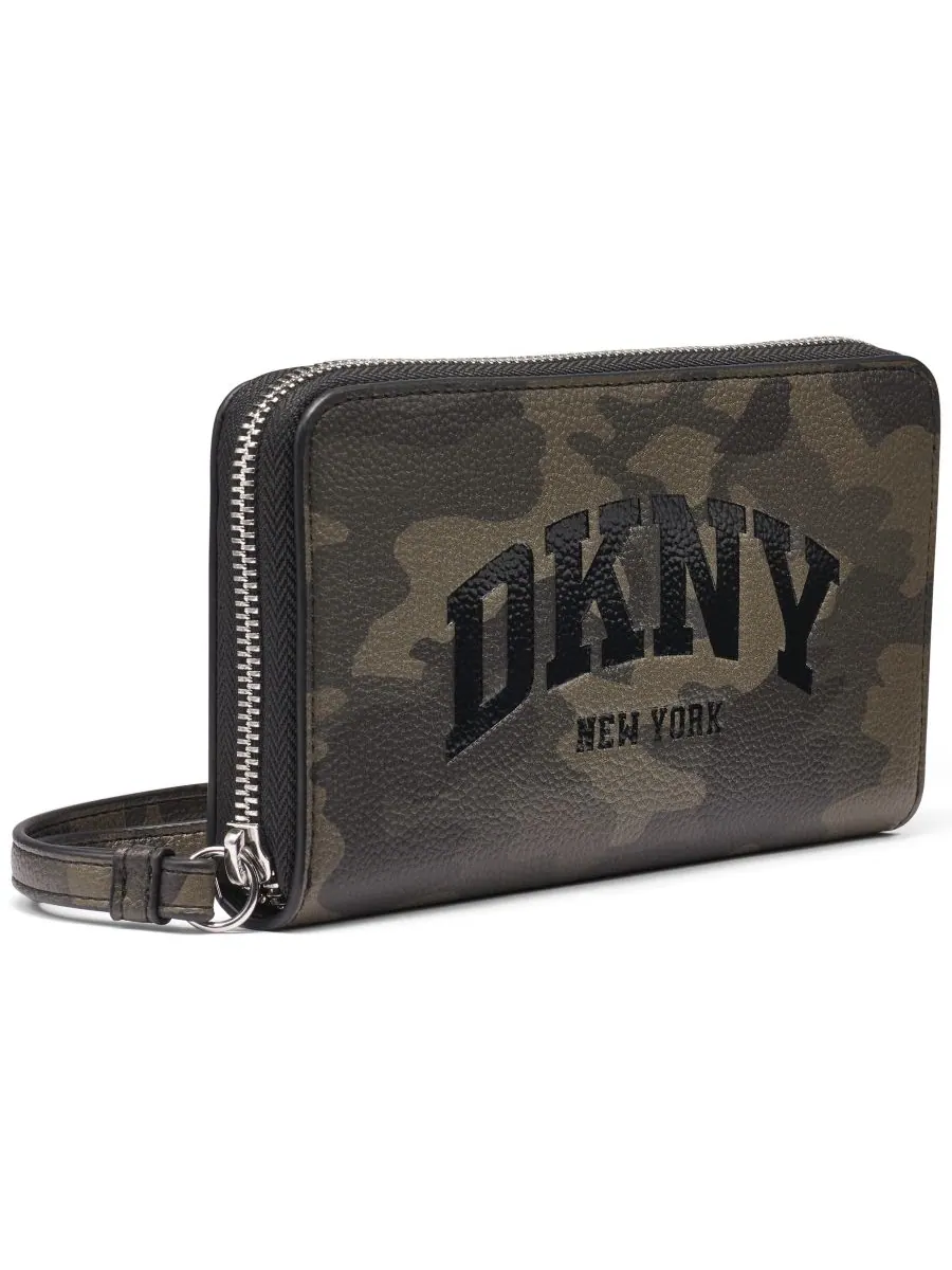 Женский кошелек Hadlee с застежкой-молнией DKNY — изображение 3 из 4, камуфляж