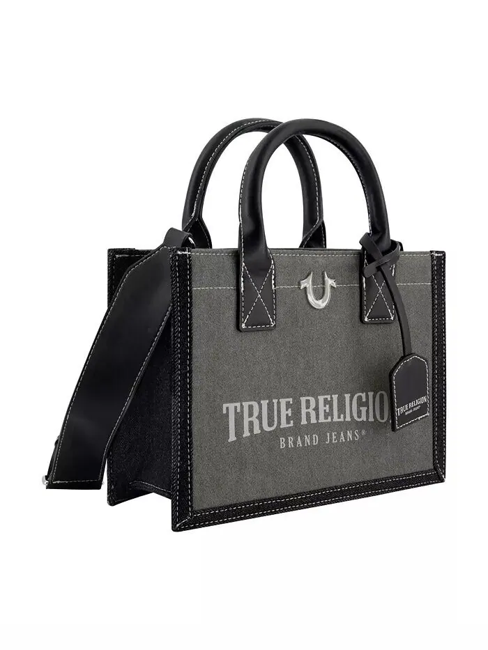 Джинсовая сумка-тоут Modern Edge True Religion — изображение 2 из 6, серый