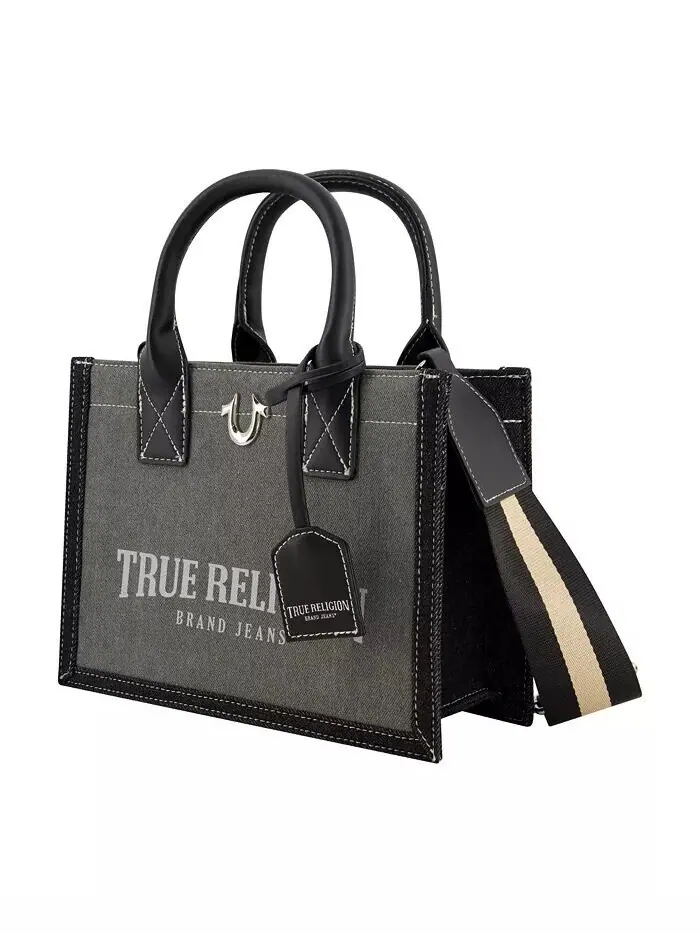 Джинсовая сумка-тоут Modern Edge True Religion — изображение 3 из 6, серый
