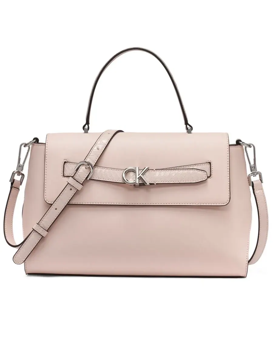 Сумка-портфель Calvin Klein Annalise с верхней ручкой и плечевым ремнем — изображение 1 из 5, лепестковый