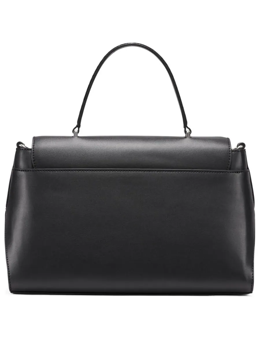 Сумка-портфель Calvin Klein Annalise с верхней ручкой и съемным ремнем — изображение 2 из 7, черный/серебристый