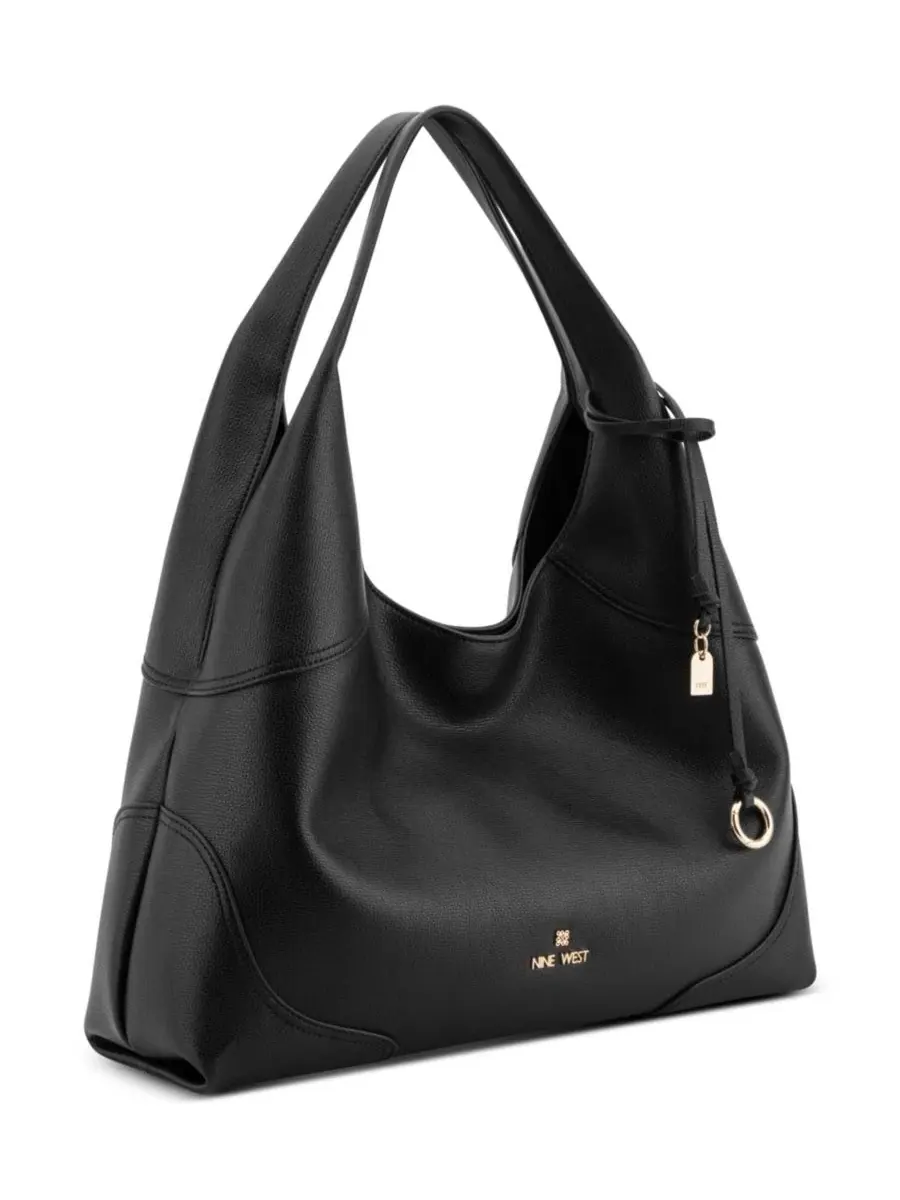Сумка Allie с тремя отделениями, очень большая, наплечная Nine West — изображение 3 из 5, черный