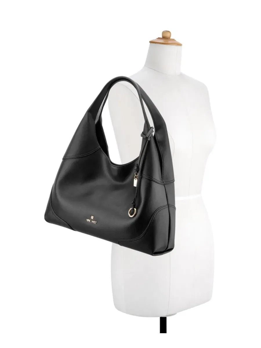 Сумка Allie с тремя отделениями, очень большая, наплечная Nine West — изображение 5 из 5, черный