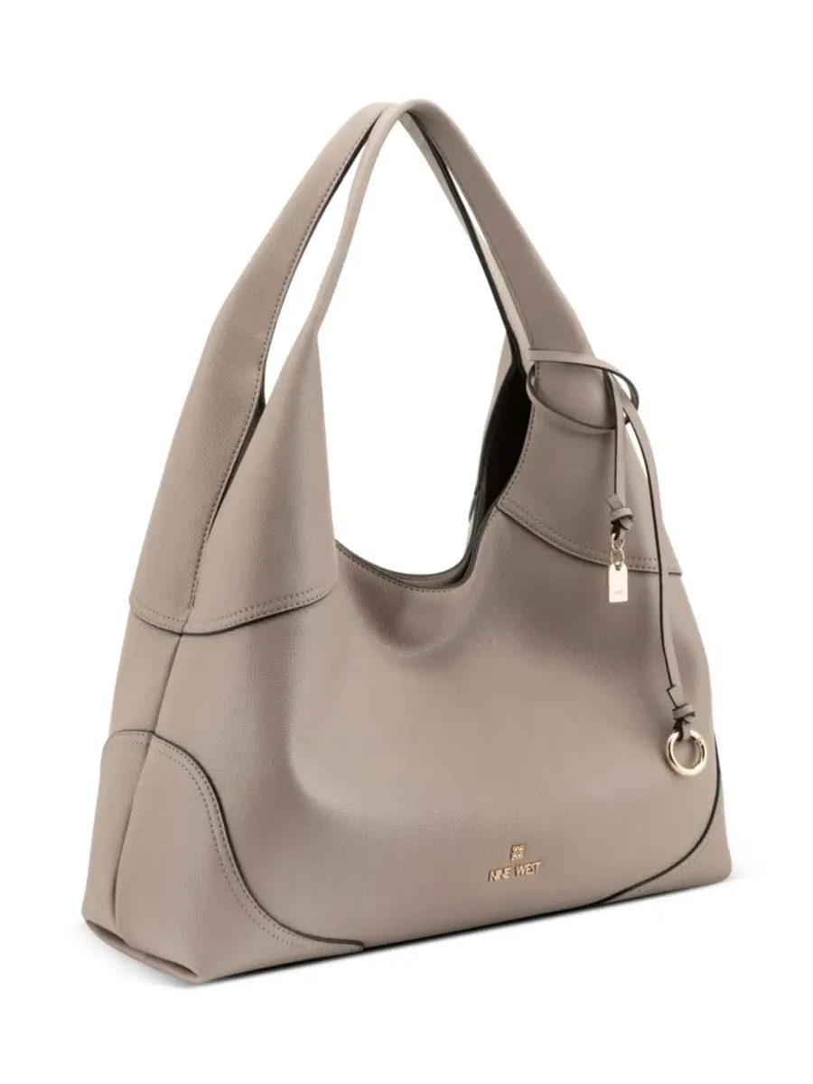 Сумка Allie с тремя отделениями, очень большая, наплечная Nine West — изображение 3 из 5, белый
