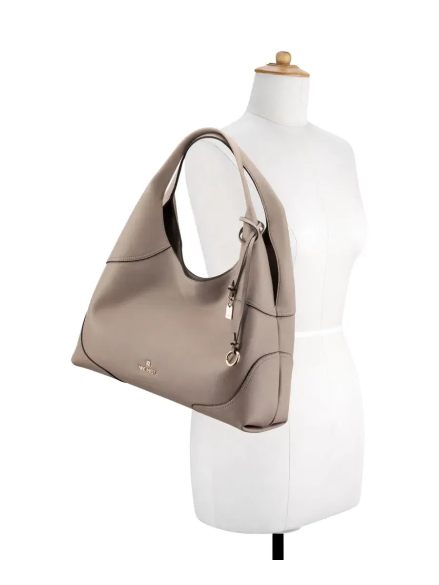 Сумка Allie с тремя отделениями, очень большая, наплечная Nine West — изображение 5 из 5, белый