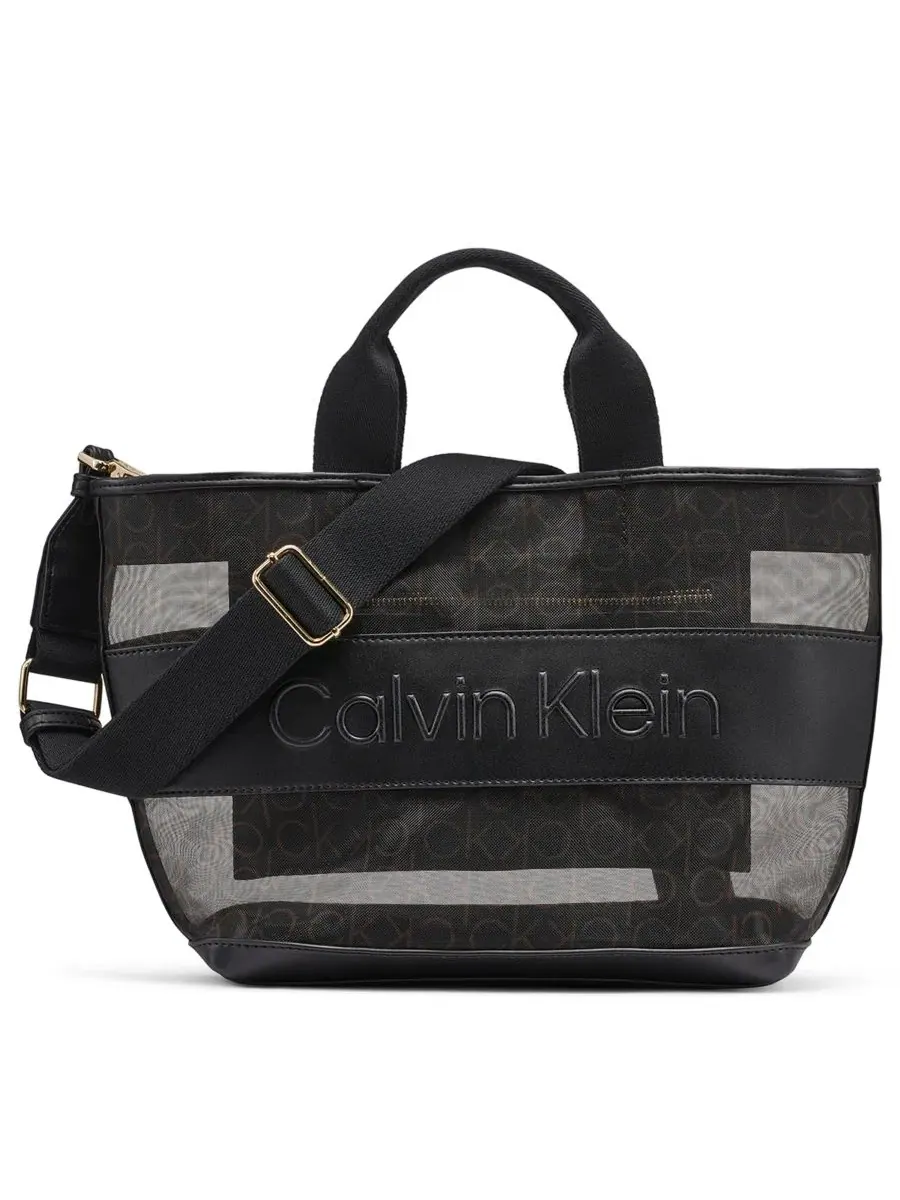 Сумка кросс-боди Averil Signature Mesh Large Calvin Klein