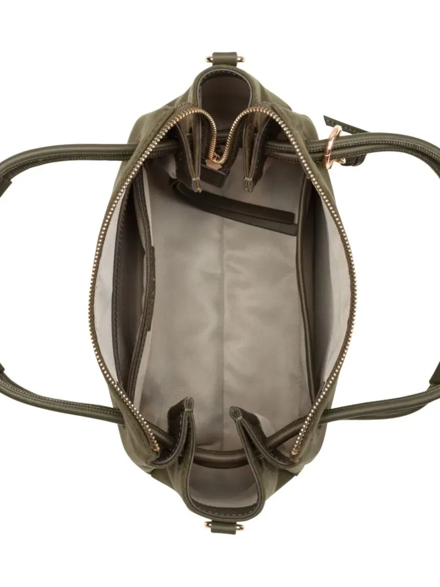 Сумка-сатчел Renan Small Satchel Bag Nine West — изображение 5 из 5, темный оливковый