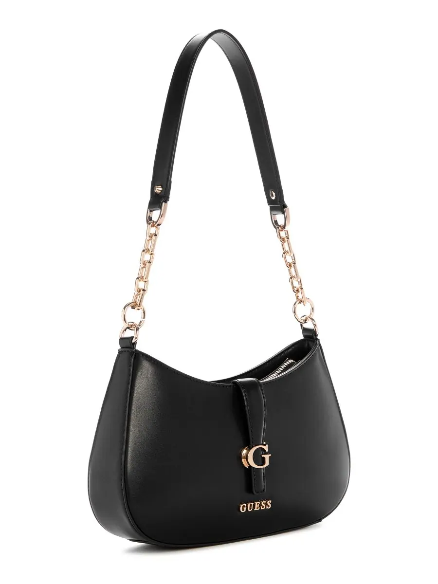 Сумка кросс-боди GUESS Carrie Top Zipper — изображение 3 из 5, черный