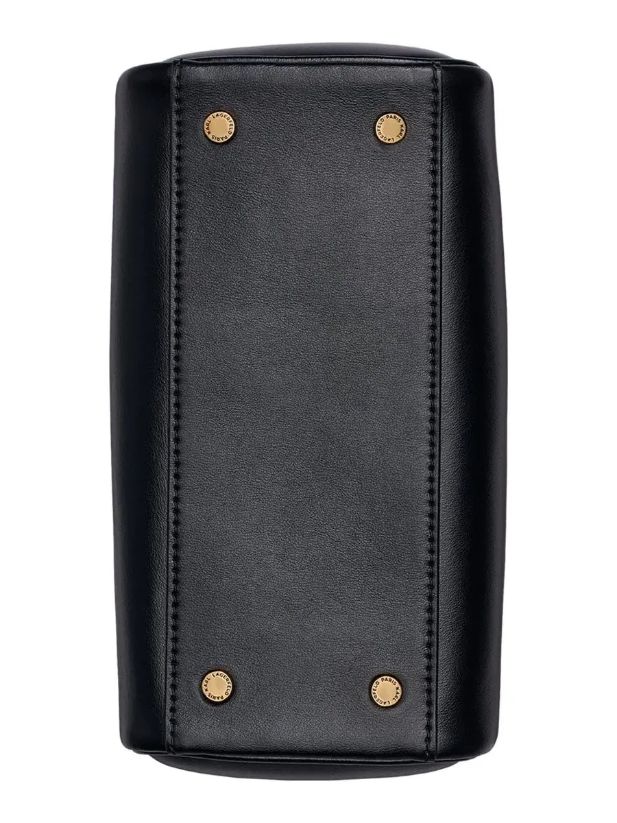 Мини-сумка через плечо Perette Barrel KARL LAGERFELD PARIS — изображение 5 из 5, черный/золотистый