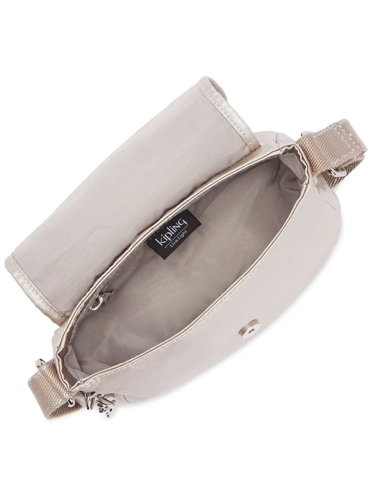 Мини-кроссбоди Sabian Kipling — изображение 2 из 6, металлик