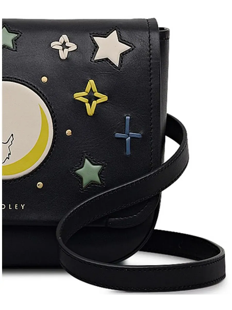 Маленькая сумка через плечо с откидной крышкой "To The Moon" Radley London — изображение 5 из 5, черный