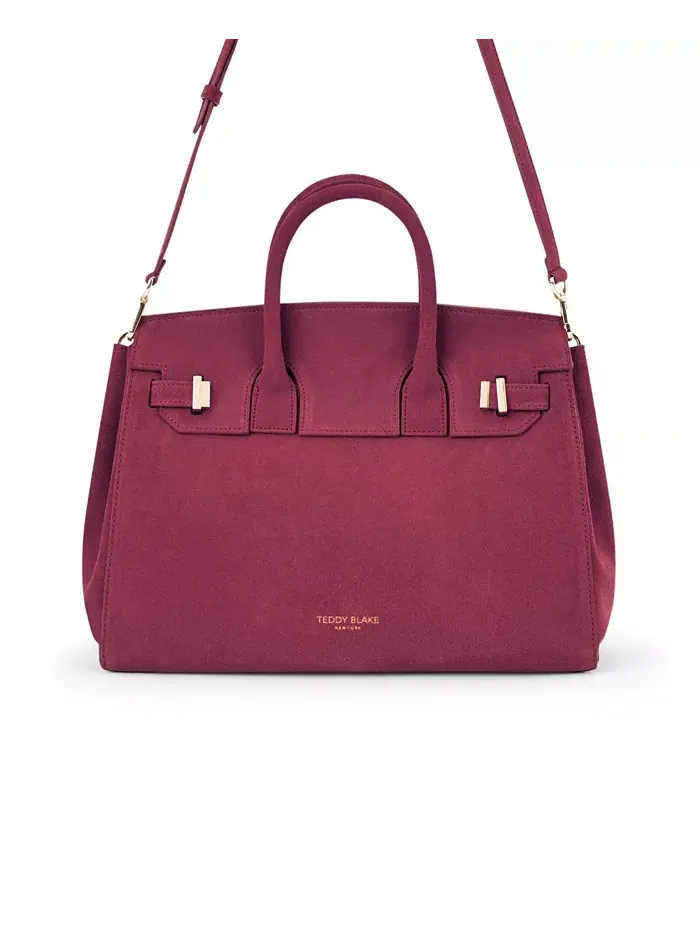 Сумка Gigi Suede 13" Teddy Blake — изображение 2 из 6, темный красный