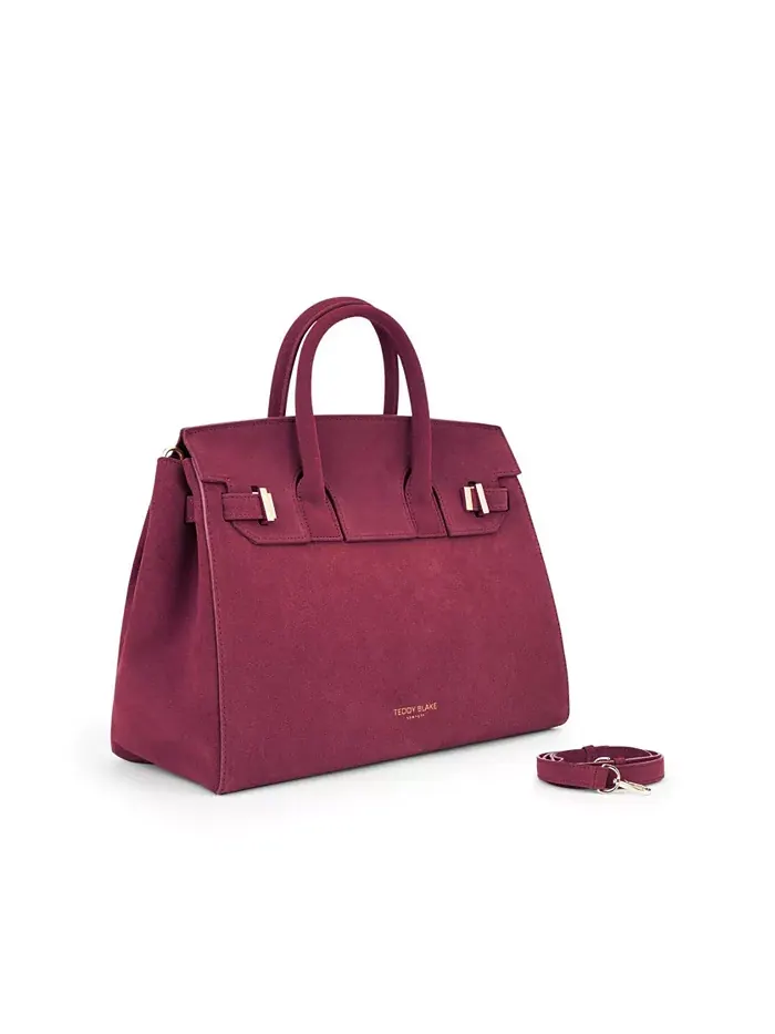 Сумка Gigi Suede 13" Teddy Blake — изображение 3 из 6, темный красный