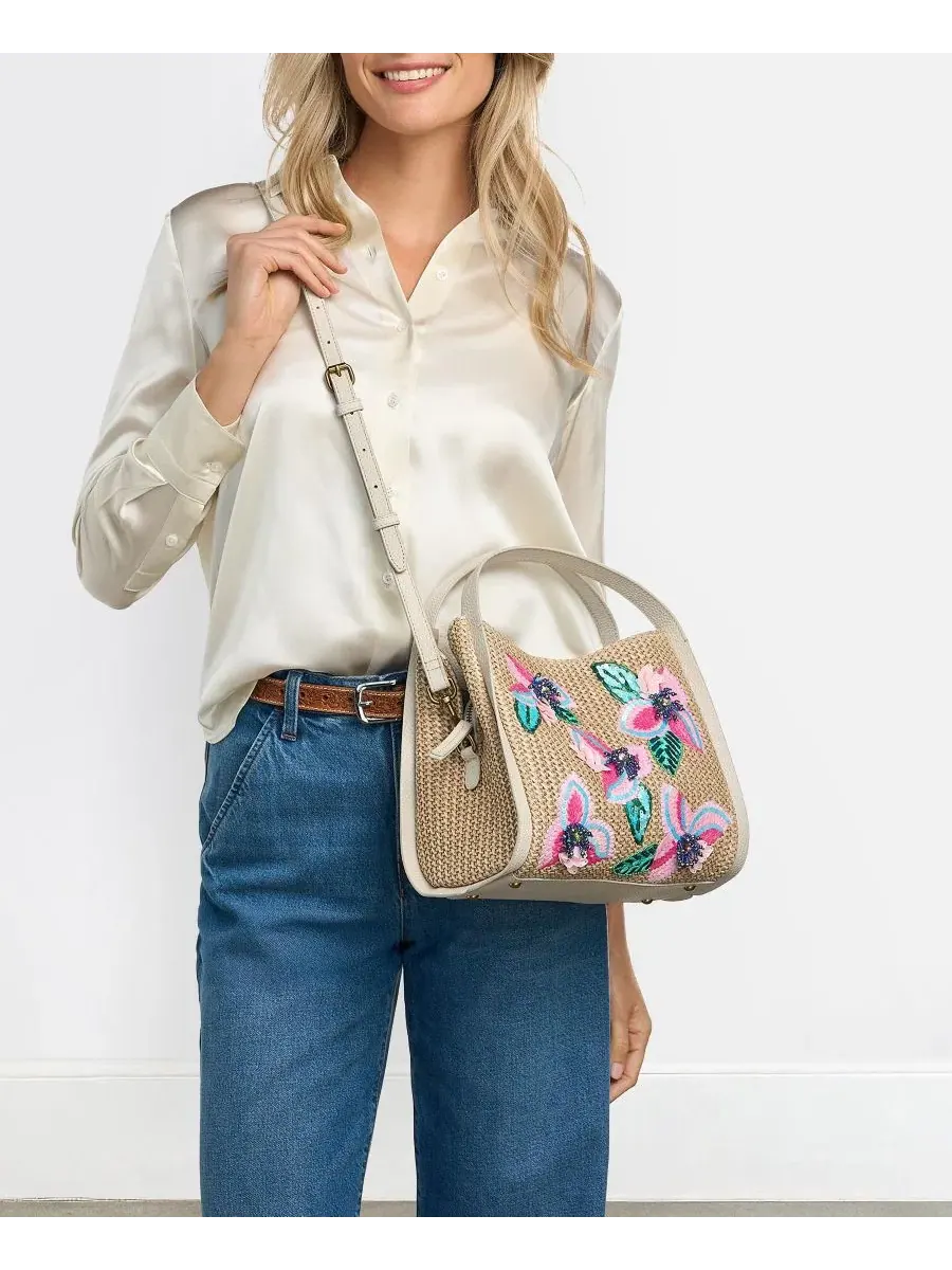Сумка через плечо с тремя отделениями Auburn Novelty Triple Entry Convertible Crossbody American — изображение 2 из 4