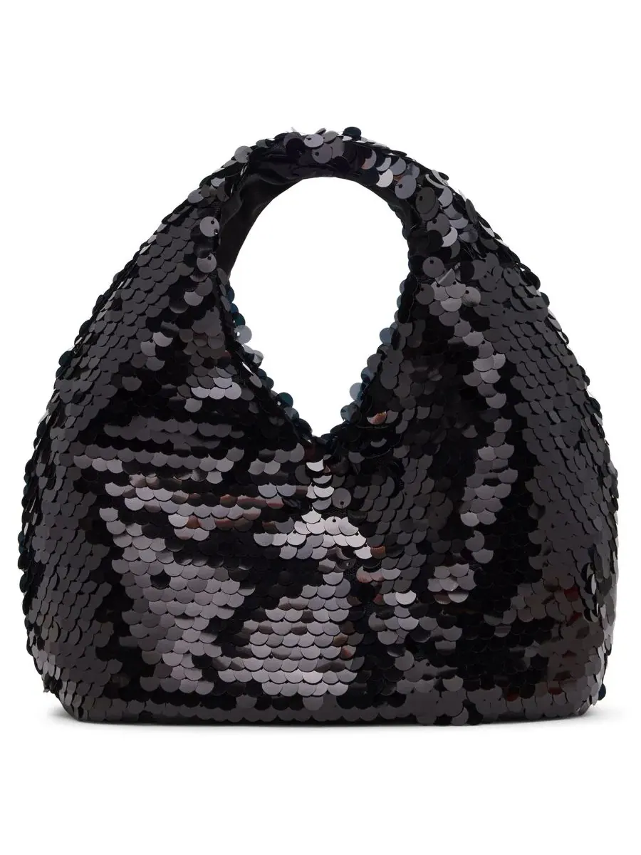 Небольшая сумка-хобо с пайетками Ryanna Small Top Handle Hobo Steve Madden — 1
