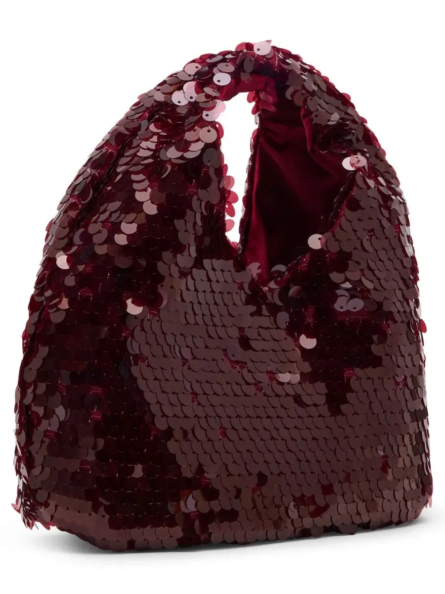 Сумка-хобо Steve Madden Ryanna Small — изображение 3 из 5, бордовый