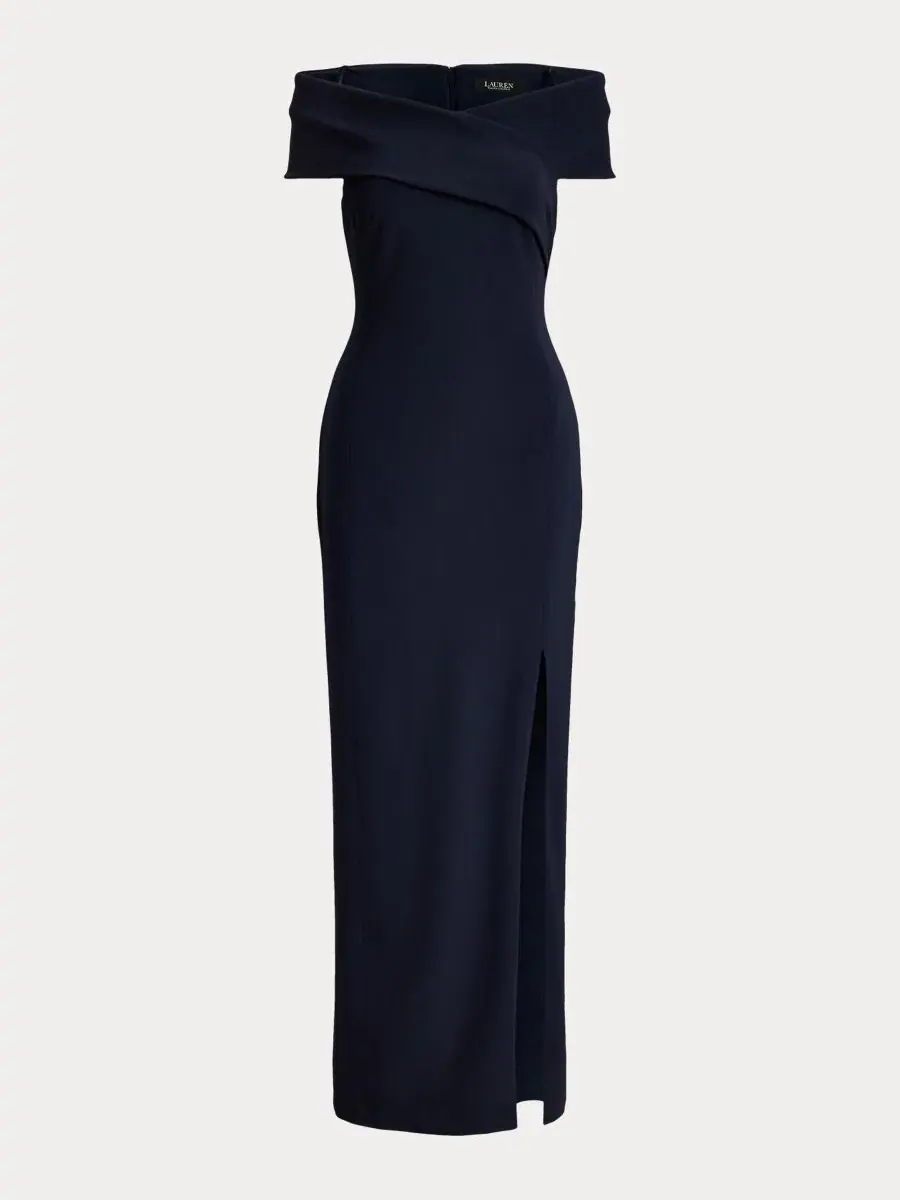 Платье-макси с перекрещенным декольте, модель Crisscross Off-the-Shoulder Lauren Ralph Lauren — изображение 6 из 6