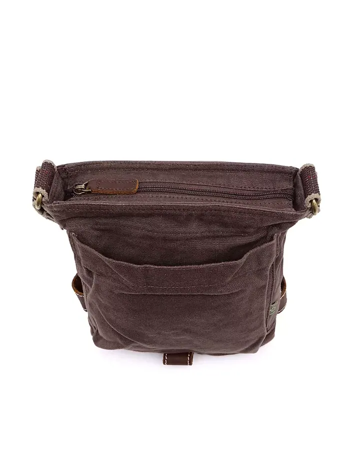 Atona Classic Flap Canvas Crossbody Bag – Кросс-боди сумка Atona Classic Flap из холста TSD BRAND — изображение 4 из 11