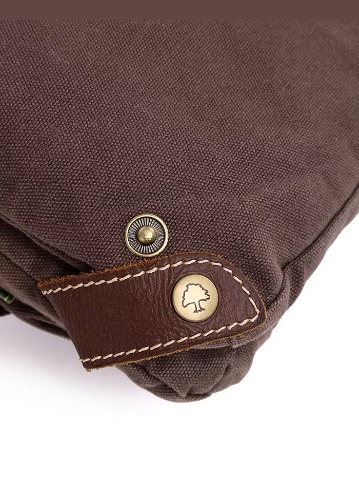 Atona Classic Flap Canvas Crossbody Bag – Кросс-боди сумка Atona Classic Flap из холста TSD BRAND — изображение 10 из 11
