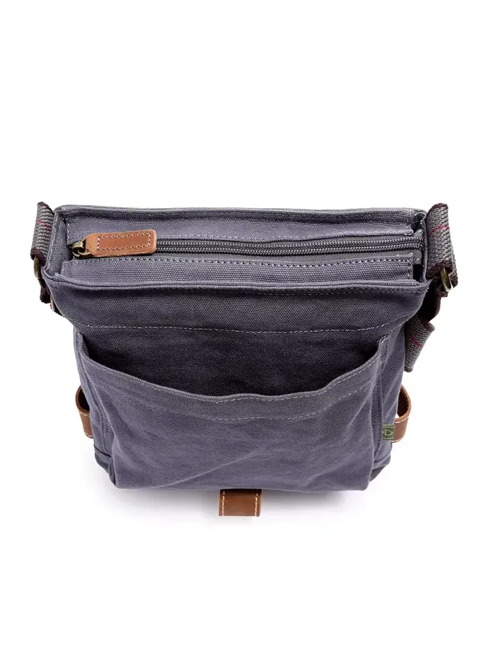 Atona Classic Flap Canvas Crossbody Bag – Кросс-боди сумка Atona Classic Flap из холста TSD BRAND — изображение 4 из 11