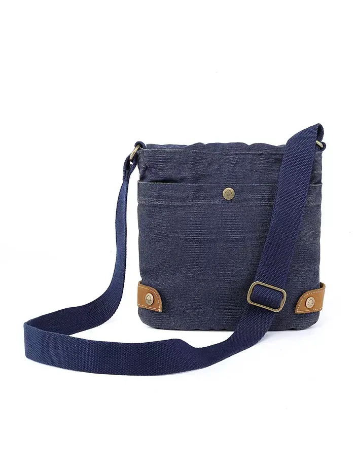 Atona Classic Flap Canvas Crossbody Bag – Кросс-боди сумка Atona Classic Flap из холста TSD BRAND — изображение 4 из 10