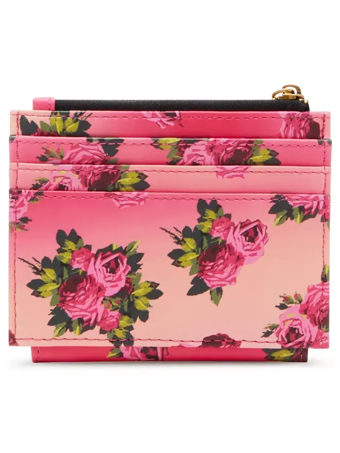 Кошелек Leopard Floral Bifold с леопардовым цветочным принтом Betsey Johnson — изображение 4 из 5, мульти