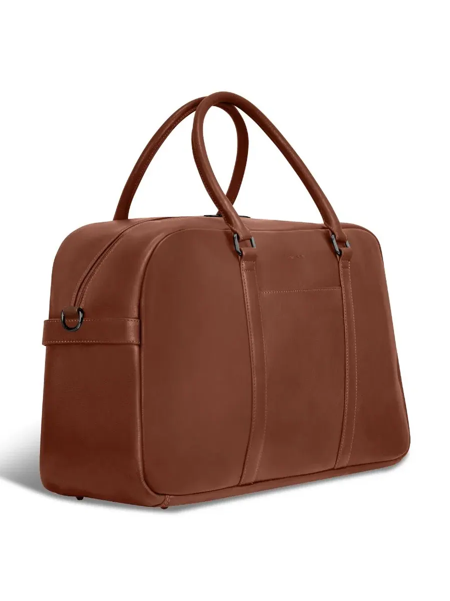 Кожаная дорожная сумка Onyx Leather Duffle Bag CHAMPS — изображение 4 из 8, коричневый