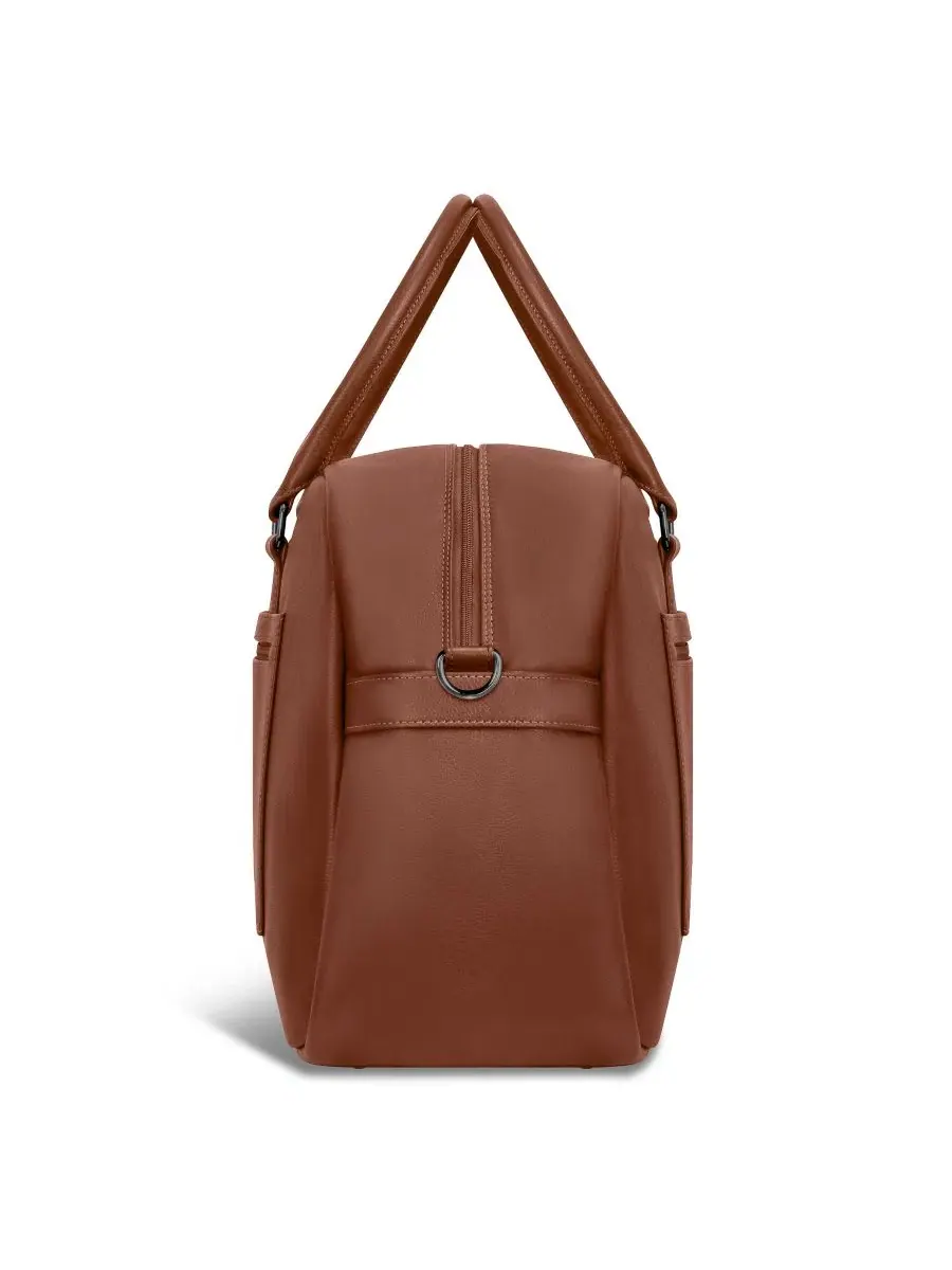 Кожаная дорожная сумка Onyx Leather Duffle Bag CHAMPS — изображение 5 из 8, коричневый