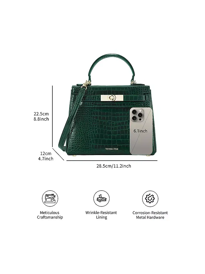 Сумка Victoria Handbag with Gold Hardware Victoria Hyde Victoria Hyde London — изображение 8 из 8, зеленый