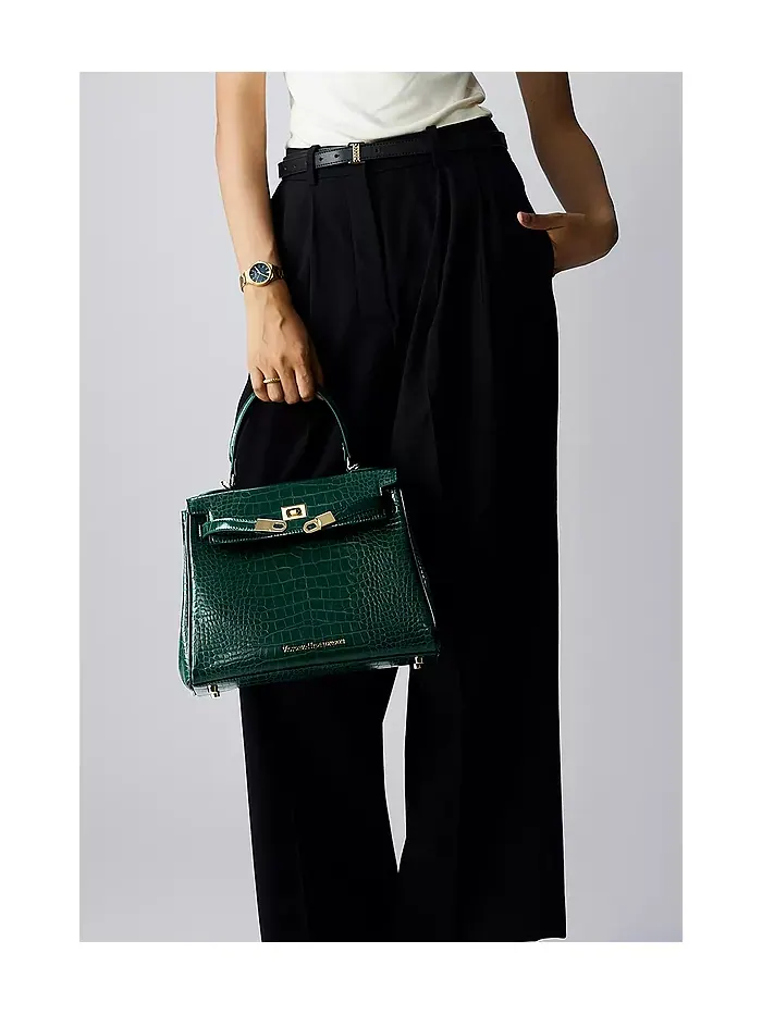 Сумка Victoria Handbag with Gold Hardware Victoria Hyde Victoria Hyde London — изображение 5 из 8, зеленый