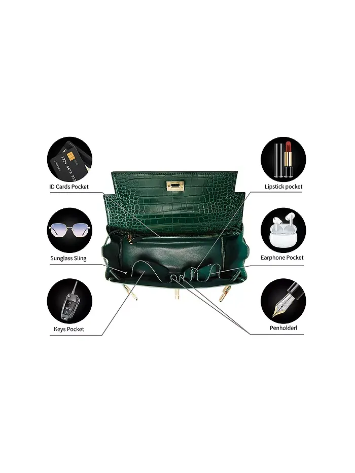 Сумка Victoria Handbag with Gold Hardware Victoria Hyde Victoria Hyde London — изображение 6 из 8, зеленый