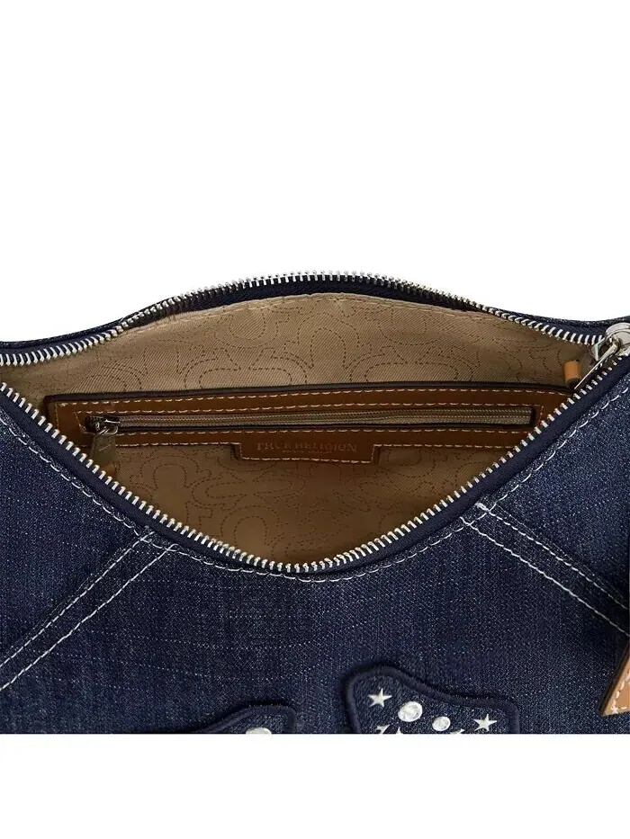 Джинсовый хобо с логотипом True Religon True Religion — 4