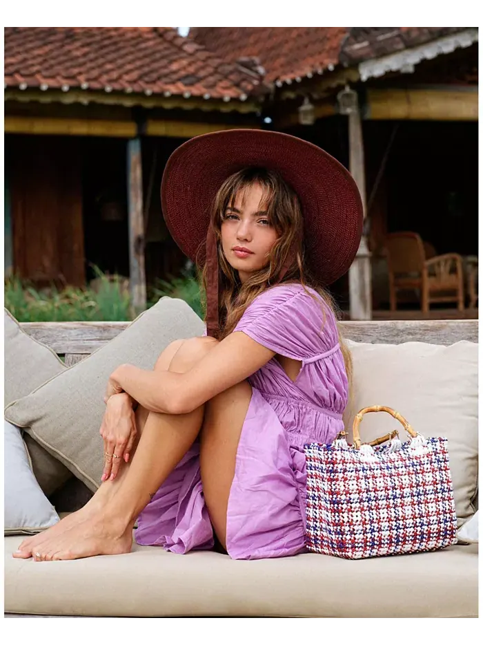 Большая сумка-тоут Marche La Jolla Market Brunna.co — изображение 5 из 5, красный