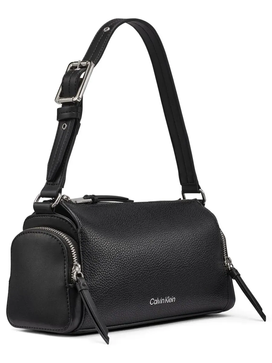 Сумка через плечо Calvin Klein Camryn, черный с серебристой фурнитурой — изображение 3 из 6, черный/серебристый