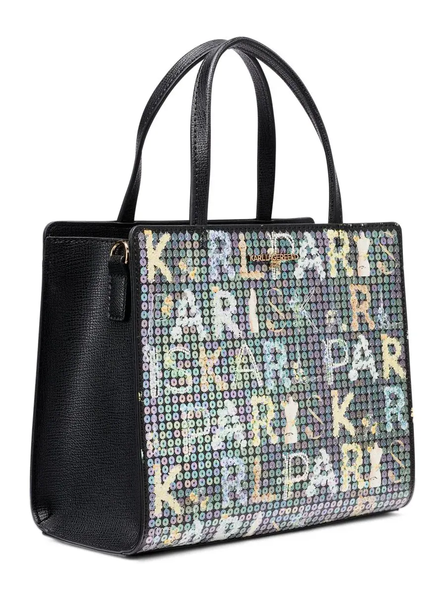 Сумка-мессенджер Maybelle KARL LAGERFELD PARIS — изображение 3 из 5, черный мульти