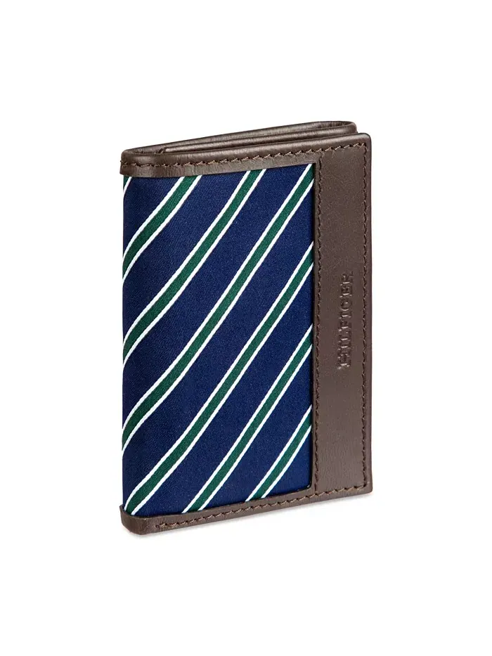 Мужской трехсекционный кошелек Overlay Tommy Hilfiger — изображение 2 из 7, коричневый
