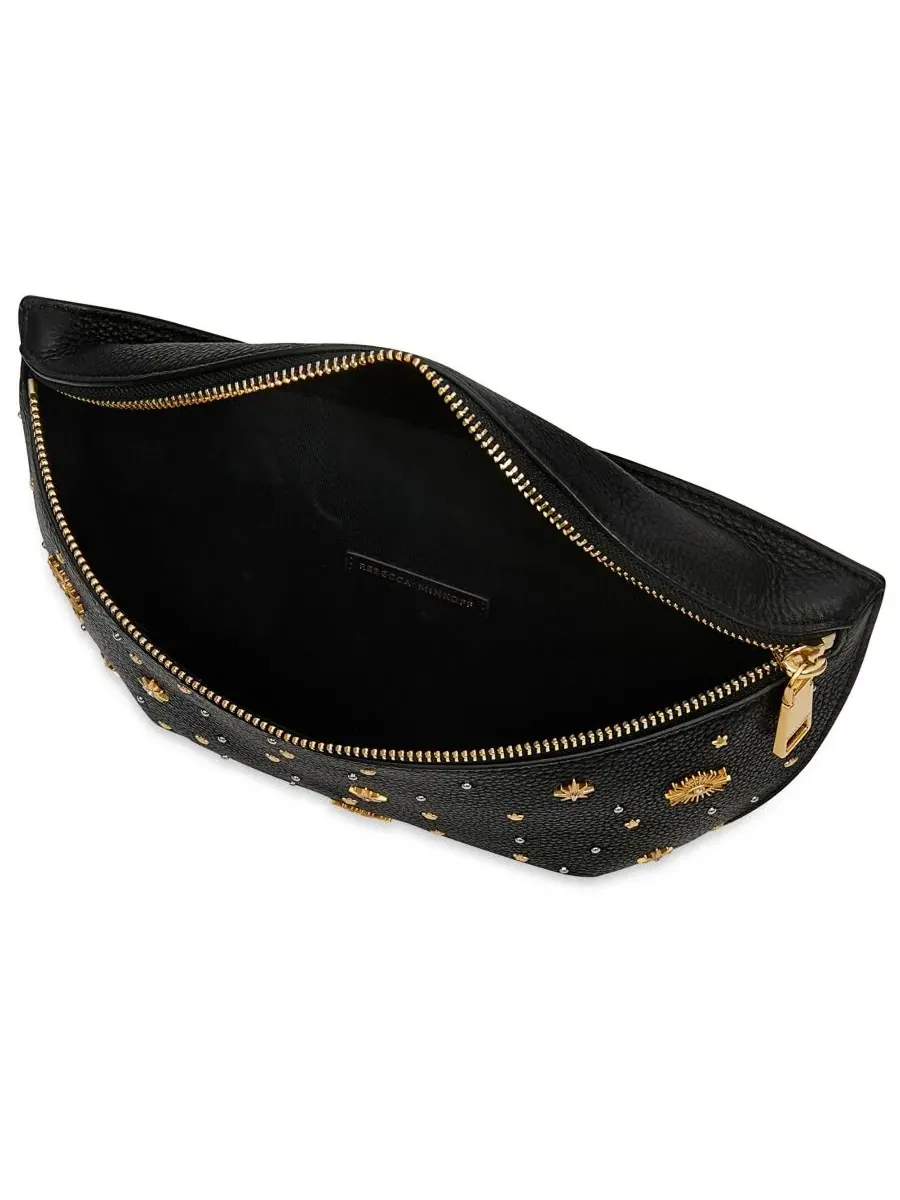 Небольшая сумка через плечо Darren Evil Eye Small Sling Handbag Rebecca Minkoff — изображение 3 из 3, черный