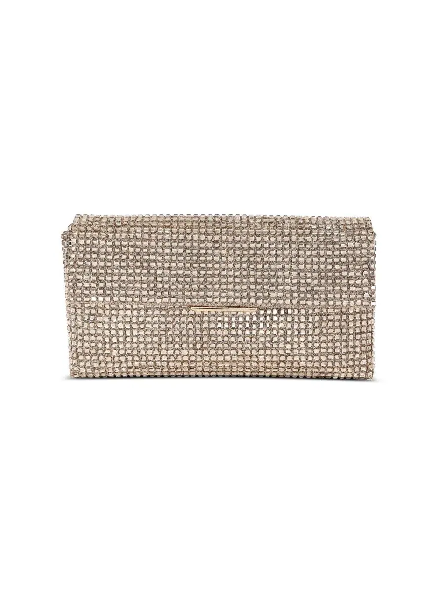 Женский мини-клатч-конверт Jayden Fully Crystal Jewel Badgley Mischka — изображение 1 из 3, золото