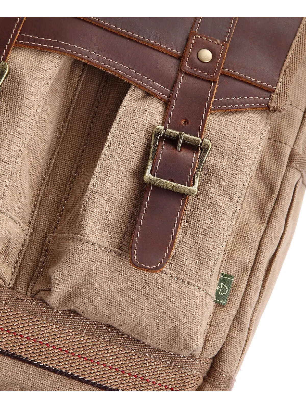 Холщовая сумка через плечо с 4 карманами Turtle Ridge TSD BRAND — изображение 8 из 13, верблюжий