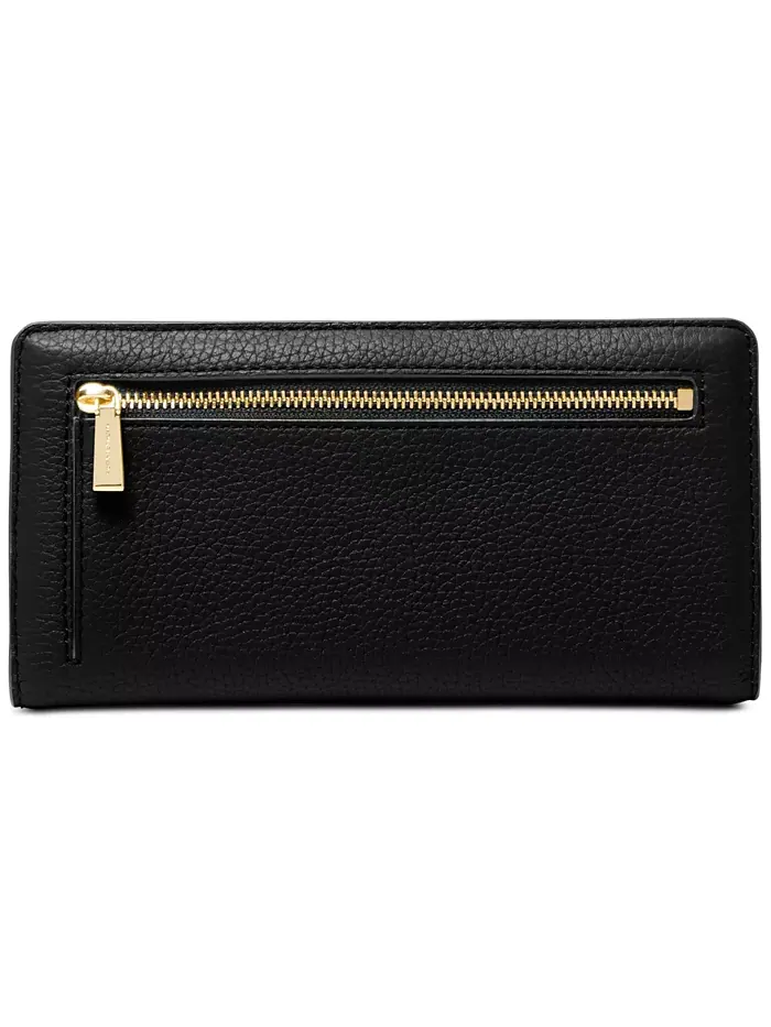 Бумажник Bryant Large Slim Leather Snap на кнопке Michael Kors — изображение 3 из 3, черный