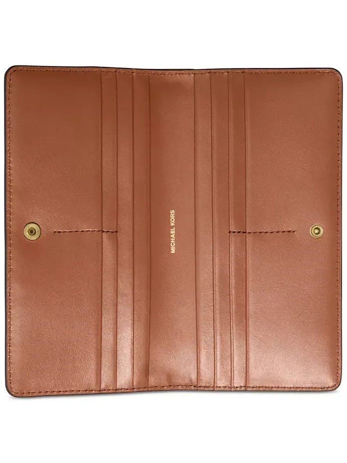 Бумажник Bryant Large Slim Leather Snap на кнопке Michael Kors — изображение 3 из 3, коричневый