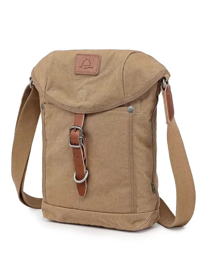 Сумка через плечо Forest Canvas Flap TSD BRAND — изображение 6 из 11, хаки