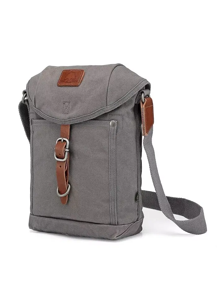 Сумка через плечо Forest Canvas Flap TSD BRAND — изображение 2 из 9, серый