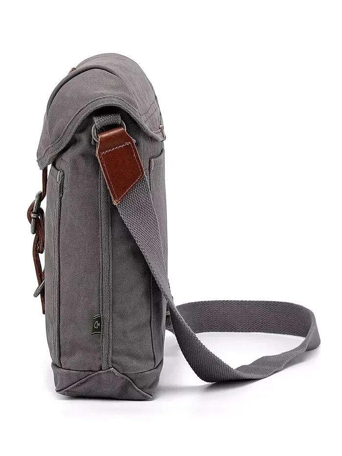 Сумка через плечо Forest Canvas Flap TSD BRAND — изображение 3 из 9, серый