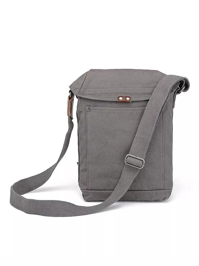 Сумка через плечо Forest Canvas Flap TSD BRAND — изображение 4 из 9, серый